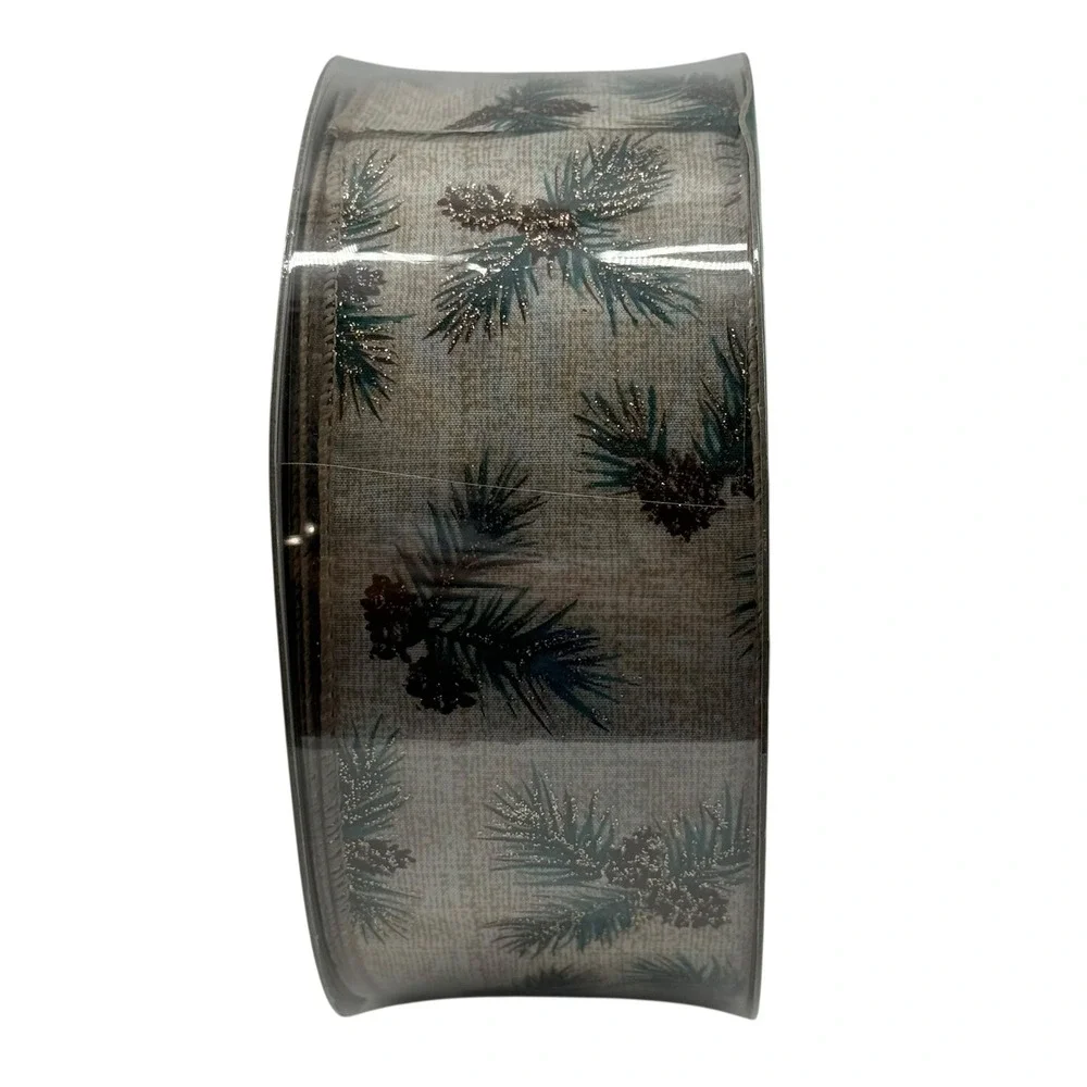 Pine Cone Premium Ribbon 2.5